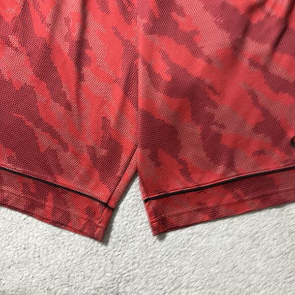 Nike Basketball Shorts Mens L Red Lebron James Geometric Training Drawstring - Picture 7 of 14